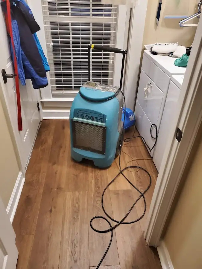 Commercial dehumidifier deployed for Flood Damage Cleanup in Venice