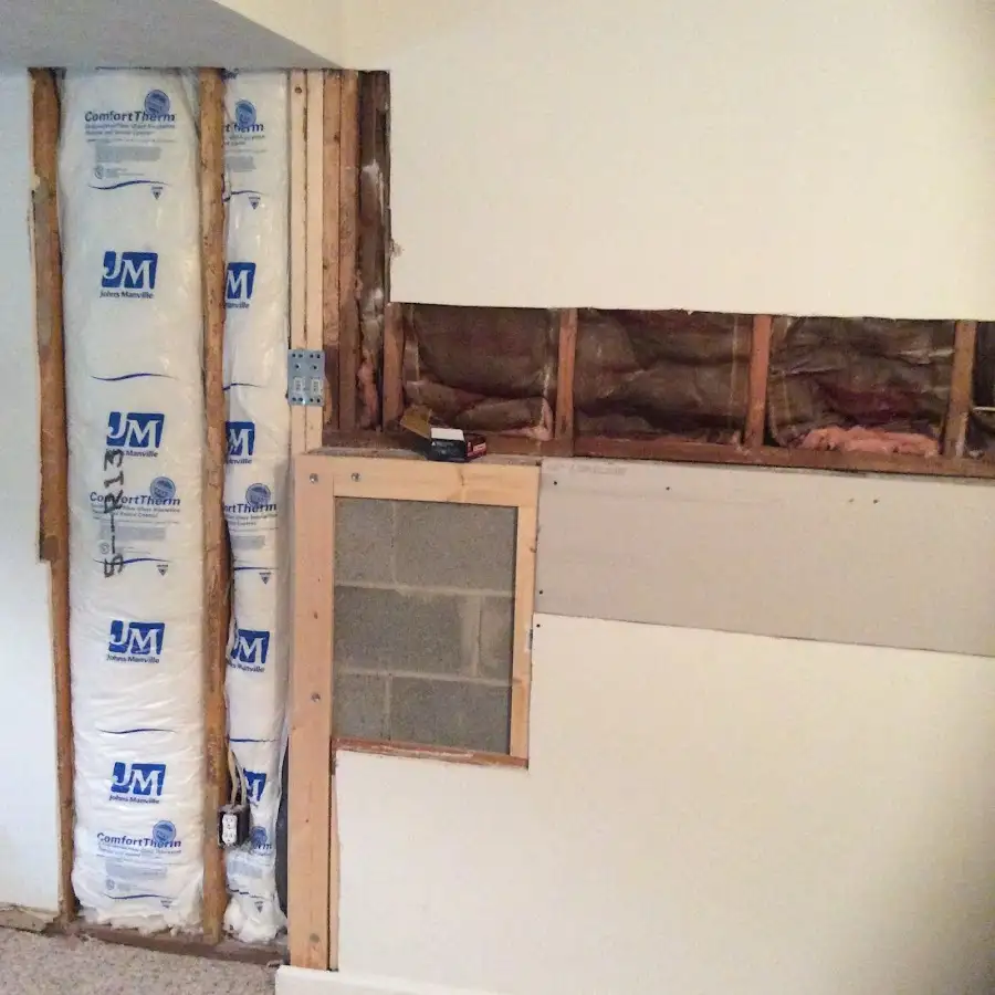 Wall insulation replacement during Contents Cleaning & Restoration in Venice